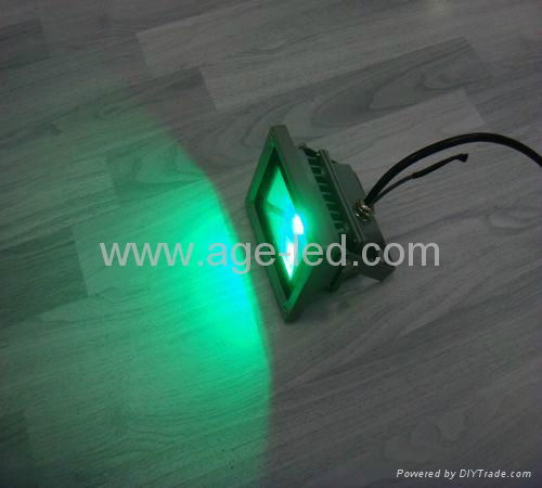 RGB 10W LED 投光燈 帶遙控115X85X85mm 4