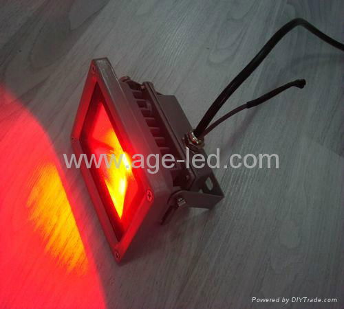 RGB 10W LED floodlight with remote 115X85X85mm 5