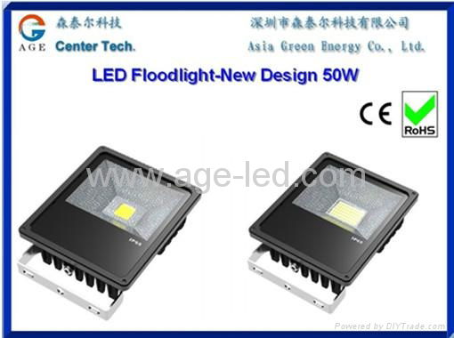 AC85-277V.IP65,尺寸253x194x95mm.50W LED 投光灯 4