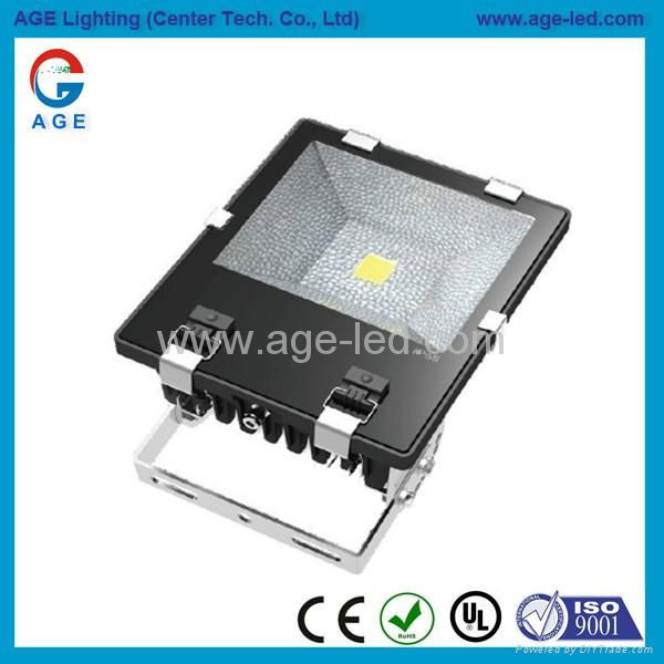 AC85-277V.IP65,尺寸259x250x93mm.100W LED 投光灯