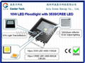 AC85-277V.IP65,尺寸179x157x57mm.10W LED 投光燈 4