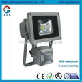 10W LED sensor flood light 1