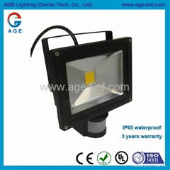 20W LED sensor flood light