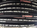 China Steel Wire Braided Flexible Rubber Hose High Pressure Hydraulic Hose 3