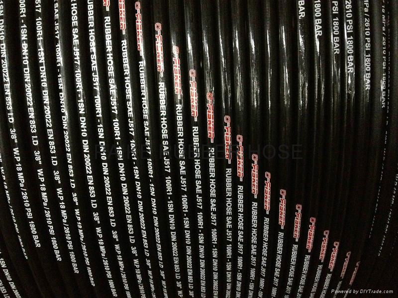 Steel Wire Braided High Pressure Hose DIN EN 853 1SN 3