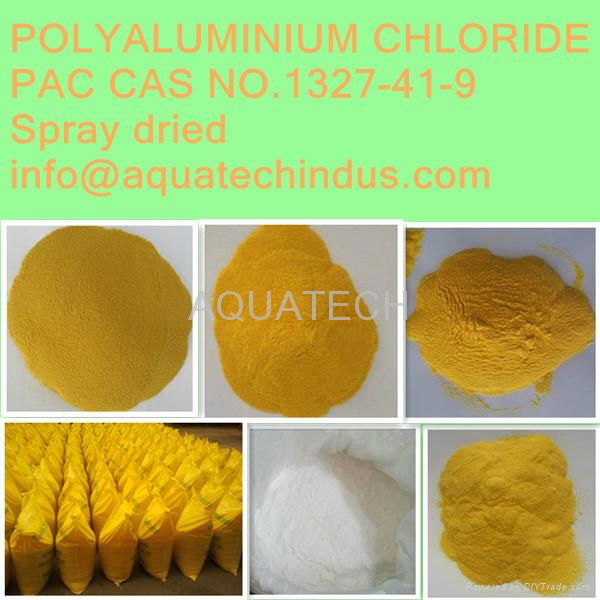 water treatment chemical polyaluminium chloride PAC spray dried