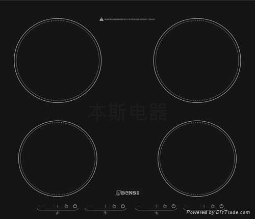 本斯四灶嵌入式电磁炉