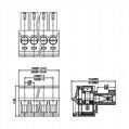 Plug-in terminal block 15EDGK 3.81mm pitch （FPC1.5-XX-381-00） 4