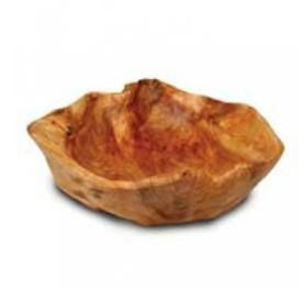 Wooden Handly Carved Fir Small Root bowl 2