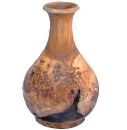 Wooden Handly Carved Root Small Natural Vase