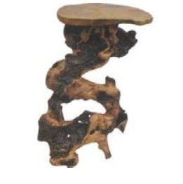 Handly Carved Fir  Root Wood  Flower Stand 5
