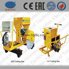 Concrete slab cutting machine