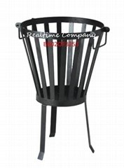 Round Fire Basket / Outdoor Brazier