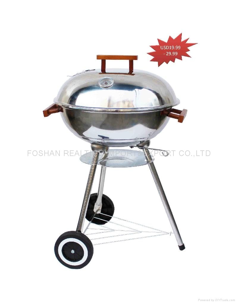 Stainless steel kettle BBQ