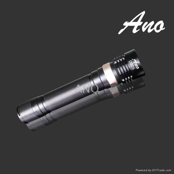 ANO D805 cree Q5 waterproof diving led flashlight