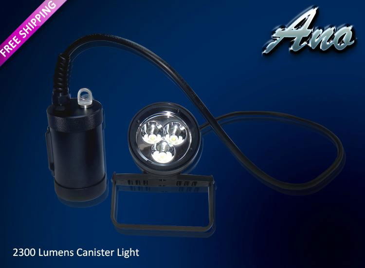 ANO CL2300 canister diving light