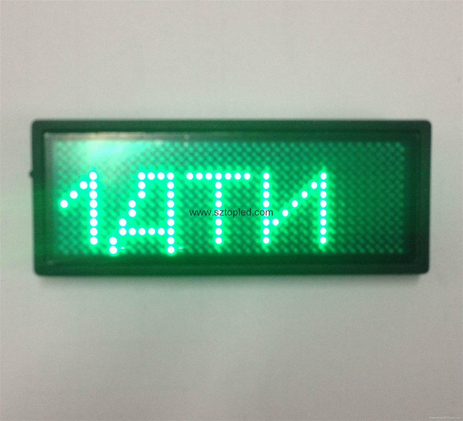  Russian support  LED name board /tag/card ,led scrolling message display 2
