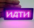  Russian support  LED name board /tag/card ,led scrolling message display 3