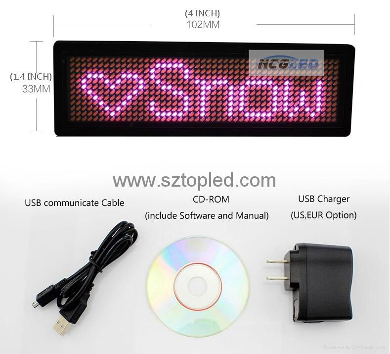 Mimi Led flashing name message badge board（Direct Manufacturer) 2