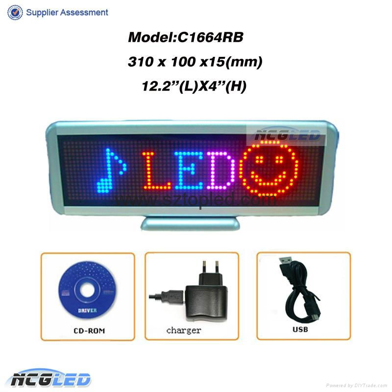 High Quality SMD single color LED DESKTOP DISPLAY 3