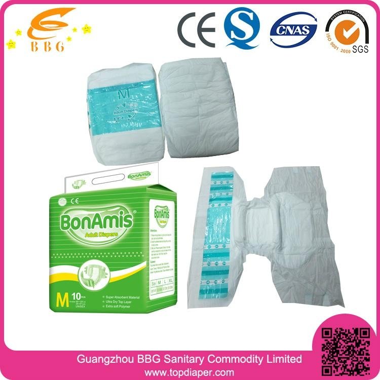 Cloth-like backsheet cheap disposable incontinent adult diaper 1