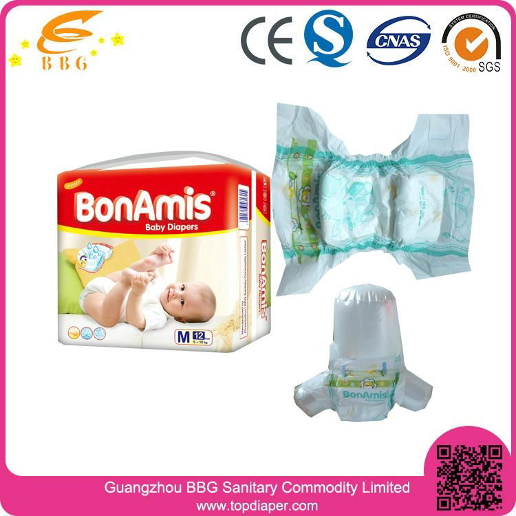 Super absorption baby diapers disposable diapers cheap bulk  in China 4