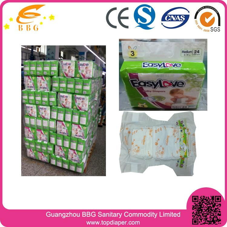 Hot and cheap disposable baby diaper 3