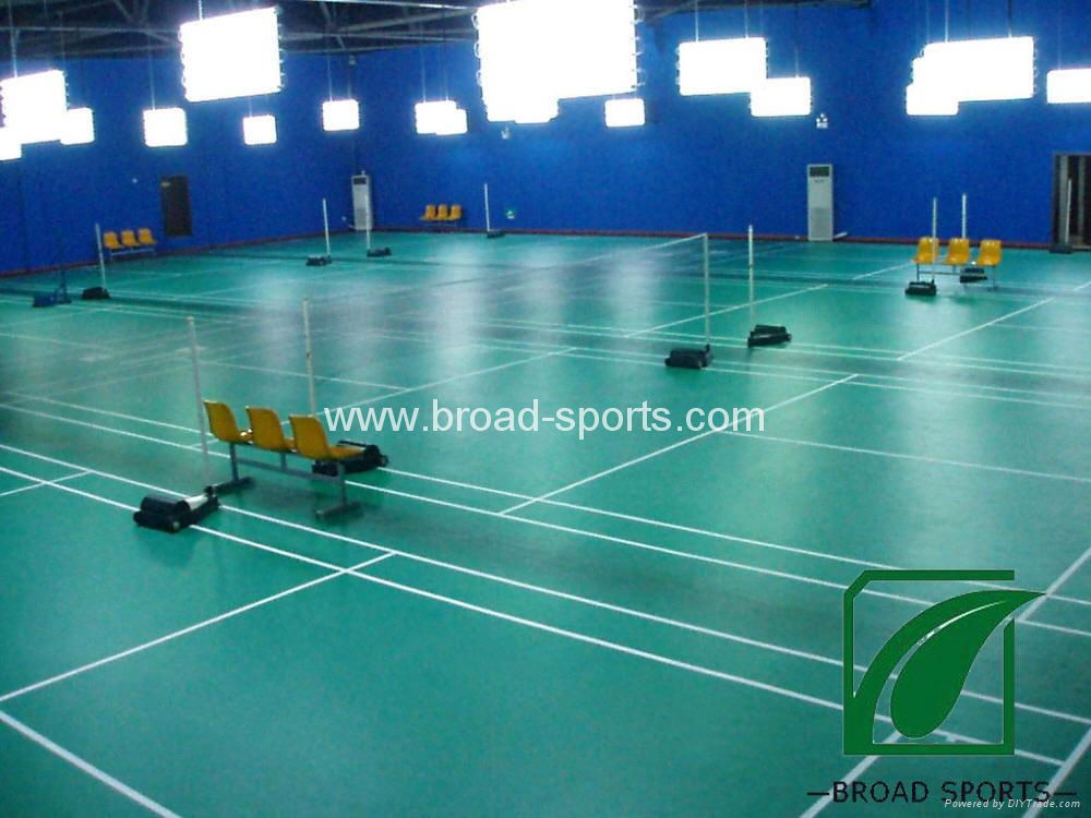 Professional Vinly PVC Badminton Floor/BWF Confirmed 4