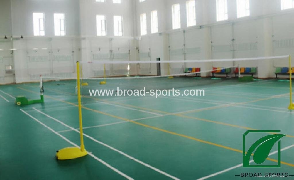 Professional Vinly PVC Badminton Floor/BWF Confirmed