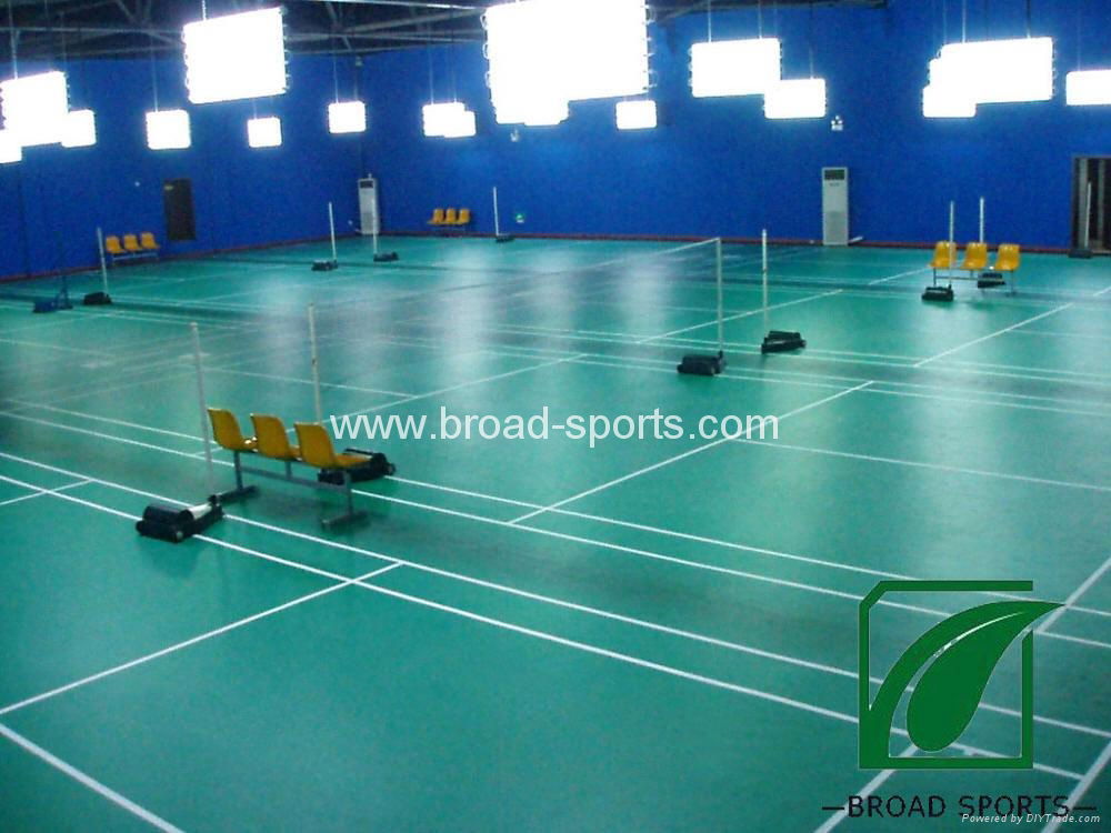 Professional Vinly PVC Badminton Floor/BWF Confirmed 3