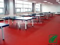 Super Durable Vinly Table Tennis Court Sport Flooring with 4.5mm thickness 3