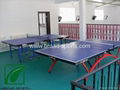 Vinly Table Tennis PVC sports Floor In Red Color 4