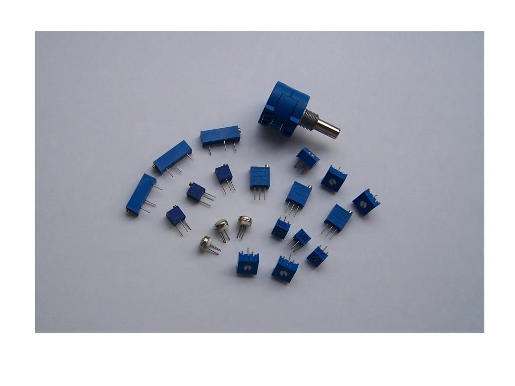 Precise glass glaze potentiometer