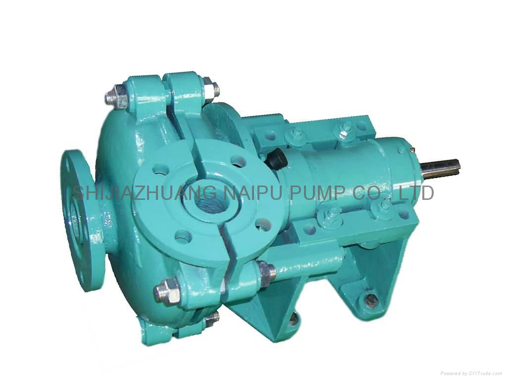 mineral horizontal centrifugal metal lined slurry pump 3