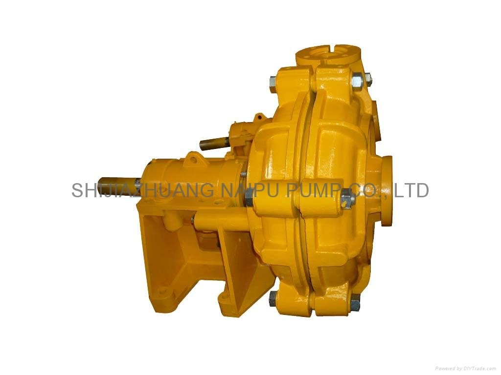  horizontal centrifugal heavy duty slurry pump