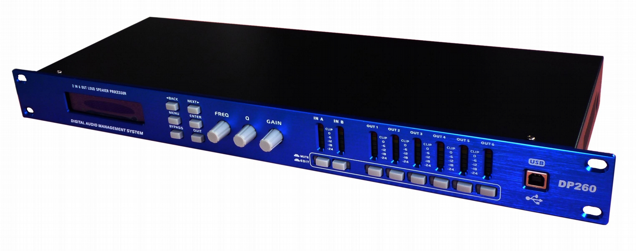 dsp260数字音频处理器 数字音箱处理器