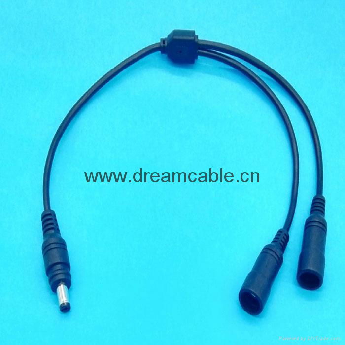 Dustproof Splitter DC Power Cable