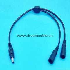 Dustproof Splitter DC Power Cable