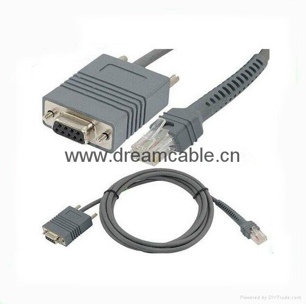 dB9 Female to RJ45 Barcode Cable for Scanner