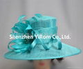 YRSM14144 Sinamay hat church hat race