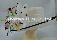 YRSM14078 Sinamay hat cocktail hat