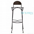 Wrought Iron Bar Stool 1