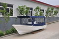 Liya 25feet 70-90hp fiberglass catamaran boat commercial fishing boat for sale 3