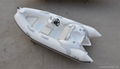 Liya 12.5feet 30hp rib boat rigid inflatable racing boat fast speed boat