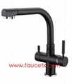 Painted Kitchen sink faucet 3 way water