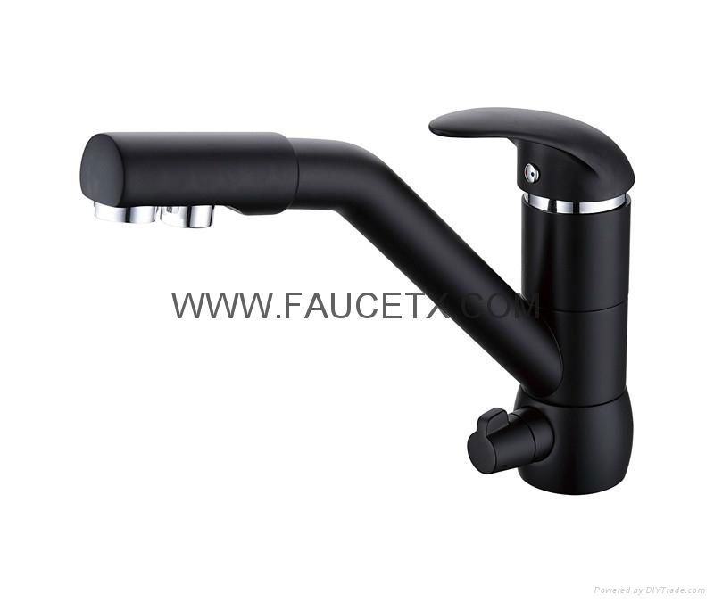 Factory Direct Antique Bronze 3 Way Kitchen Faucet Water Filter Taps Price 2