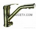 Factory Direct Antique Bronze 3 Way Kitchen Faucet Water Filter Taps Price