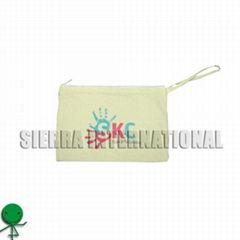 COTTON ZIP BAG