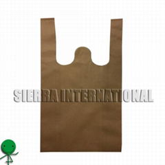 NON WOVEN HEAT SEAL SHOPPING BAG