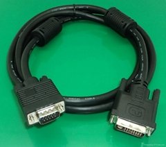 VGA 3+4 computer monitor cable